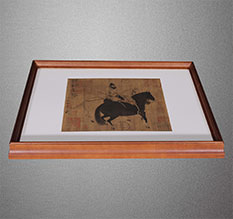 临湘书画装裱配框服务案例